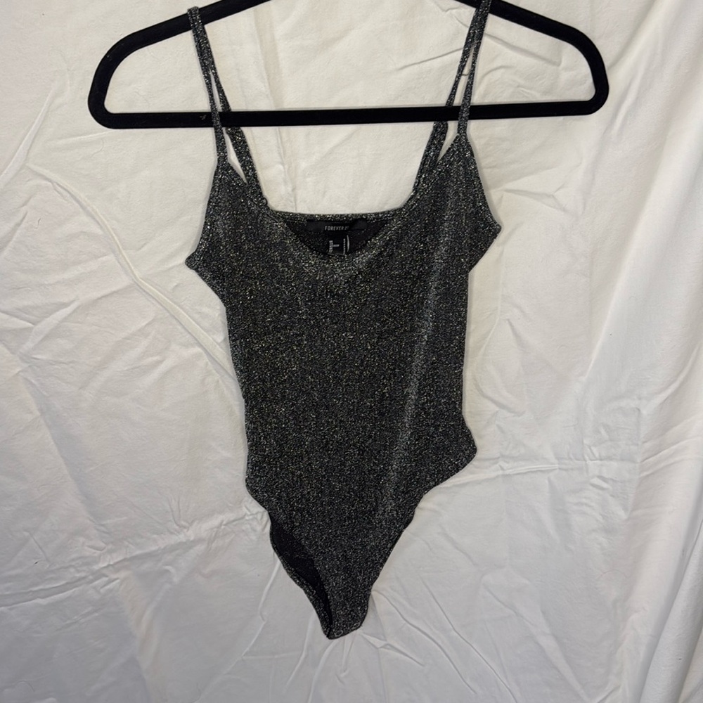 Forever 21 grey body suit